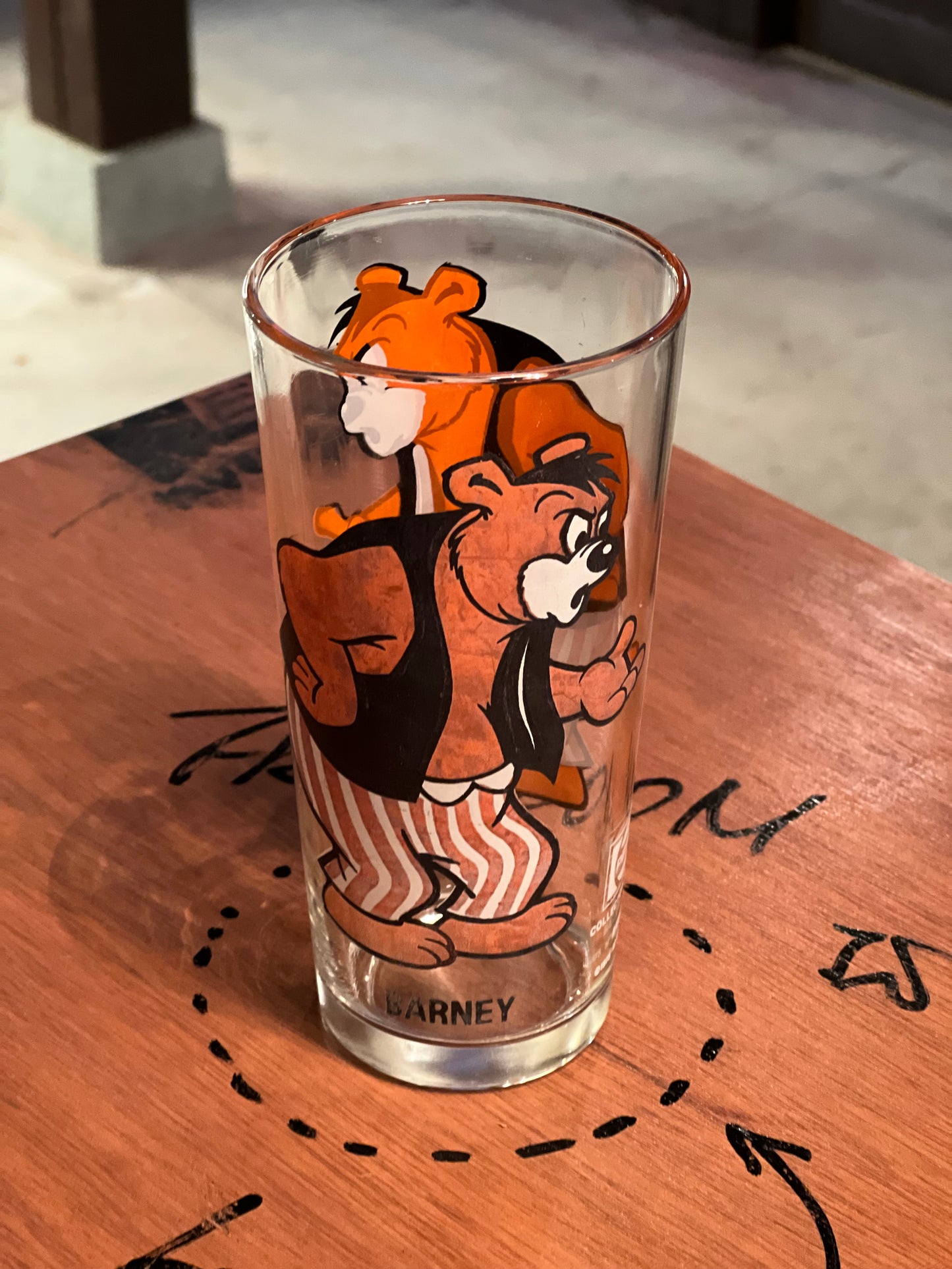 1975 VINTAGE BARNEY GLASS