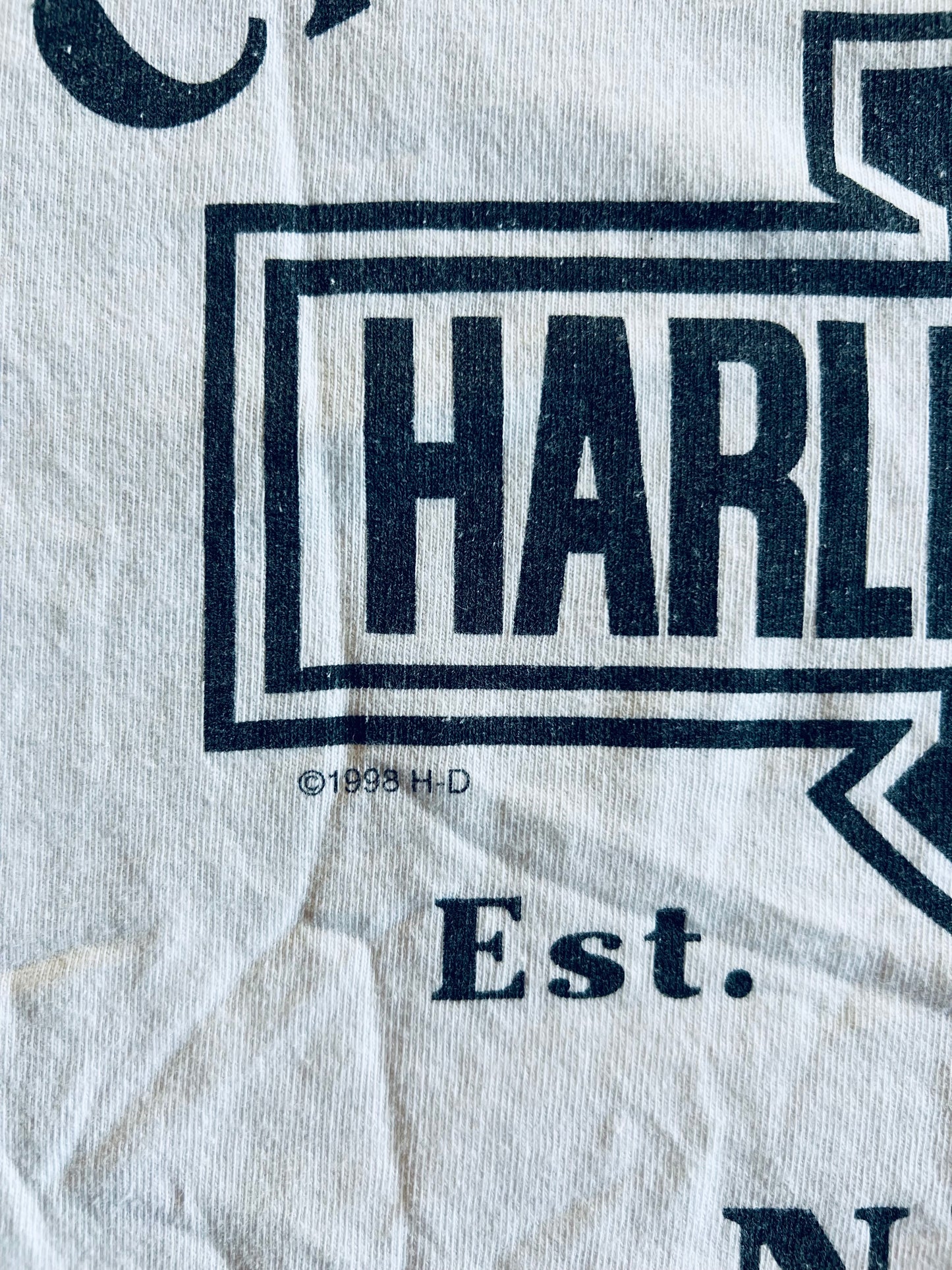 90's HARLEY-DAVIDSON WHITE TEE