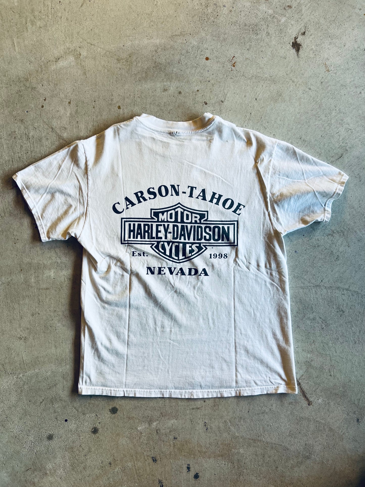 90'S HARLEY-DAVIDSON WHITE TEE