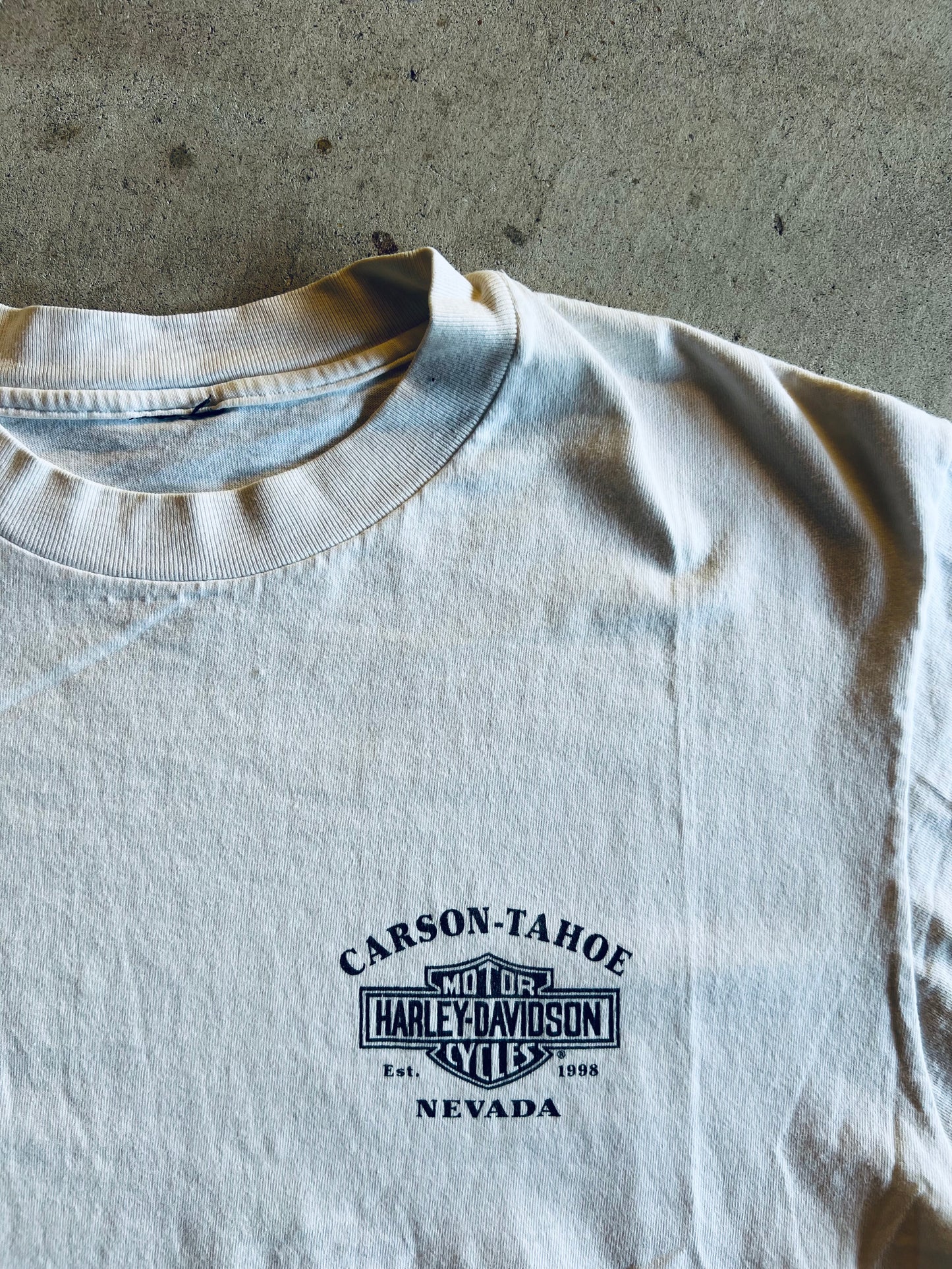 90'S HARLEY-DAVIDSON WHITE TEE