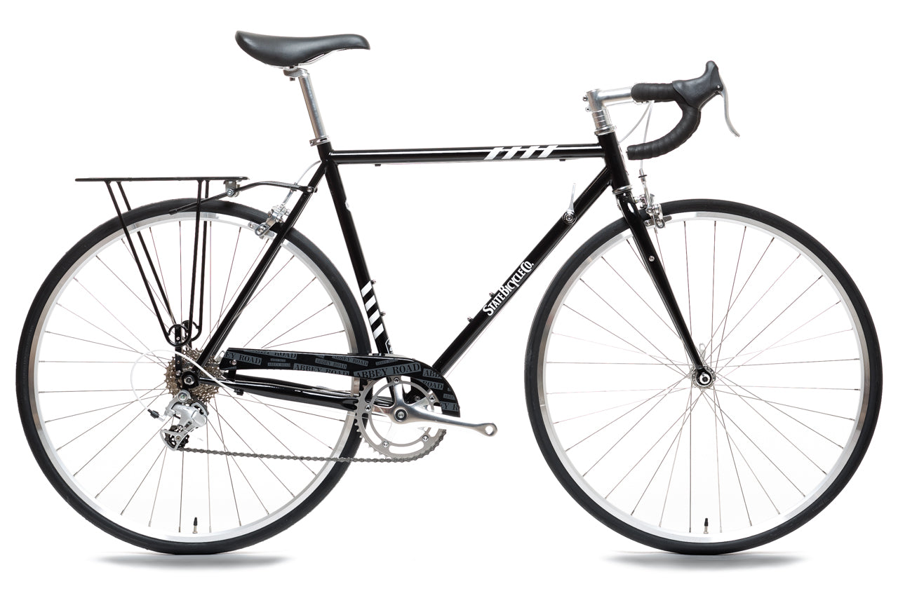 STATE BICYCLE CO. X THE BEATLES - 4130 ROAD - ABBEY ROAD EDITION W/ BROOKS SADDLE - (8-SPEED)