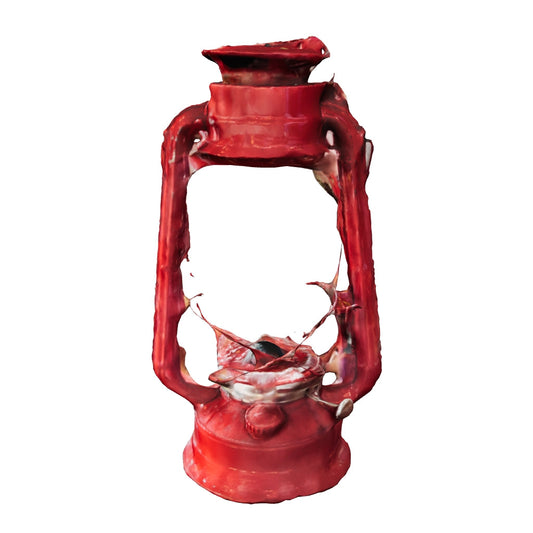 VINTAGE WINGED WHEEL HURRICANE LANTERN NO.500